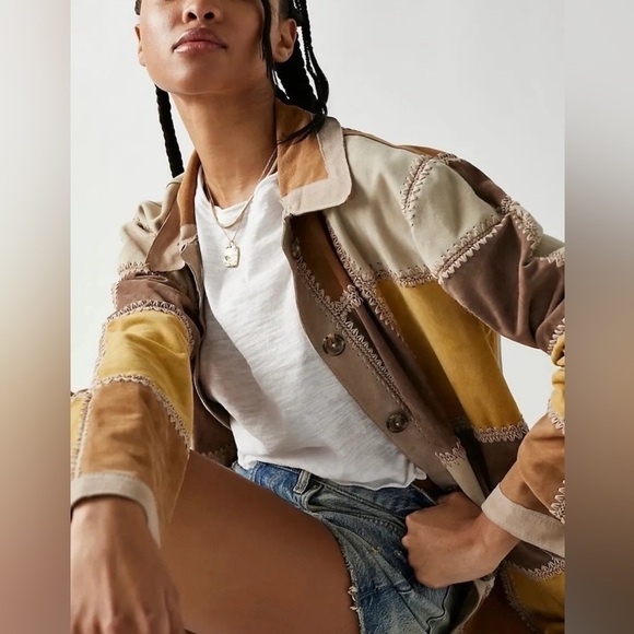 Free People NWT Die Crochet Chore Jacket - Boho Beauty with Tags Attached - Picture 6 of 9